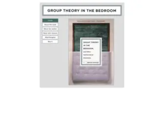 Grouptheoryinthebedroom.com(Group Theory in the Bedroom) Screenshot