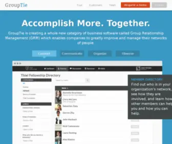 Grouptie.com(Accomplish More) Screenshot