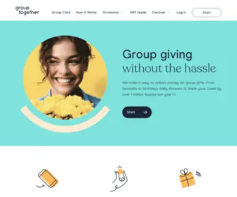 Grouptogether.com(Group Gifts and Group Cards) Screenshot