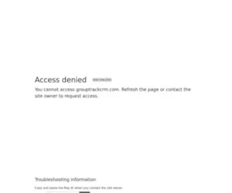 Grouptrackcrm.com(GroupTrack CRM) Screenshot
