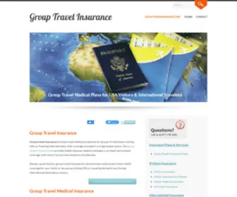 Grouptravelinsurance.net(Group Travel Insurance) Screenshot