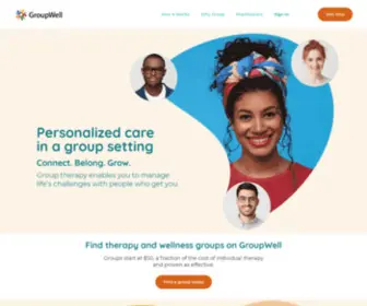 Groupwell.net(Personalized care in a group setting) Screenshot