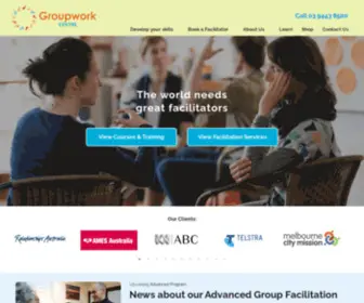 Groupwork.com.au(Want to maximise everyone's wisdom and ability) Screenshot