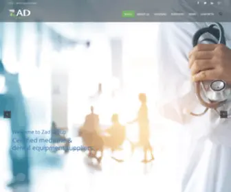 Groupzad.com(ZAD Group) Screenshot