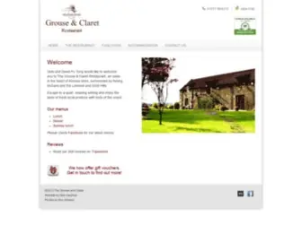 Grouseandclaret.com(The Grouse & Claret) Screenshot