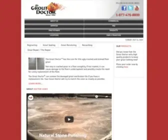 Groutdoctor.com(The Grout Doctor) Screenshot