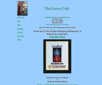 Grovecafe.com(Grove Cafe) Screenshot