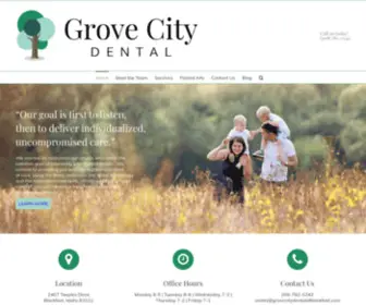 Grovecitydentalofblackfoot.com(Family & Restorative Dentist in Blackfoot ID) Screenshot