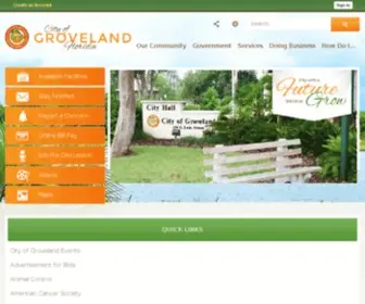 Groveland-FL.gov(Groveland, FL) Screenshot