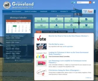 Grovelandma.com(Groveland MA) Screenshot