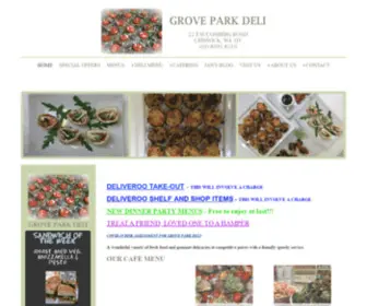 Groveparkdeli.com(GROVE PARK DELI IN CHISWICK) Screenshot