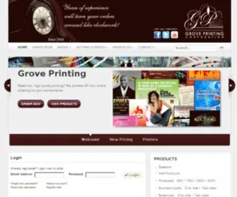 Groveprinting.com(Grove Printing) Screenshot