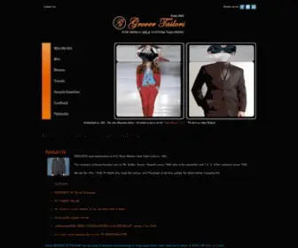 Groverindia.com(Grover Tailors) Screenshot