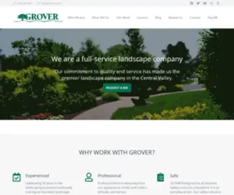 Groverlandscapeservices.com(Grover Landscape Services) Screenshot