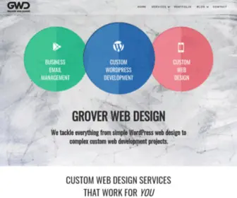 Groverweb.com(Web Design & Custom Web Development) Screenshot