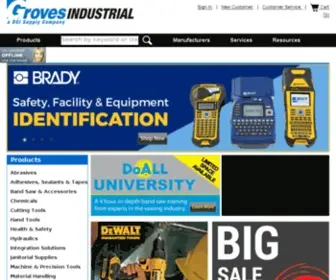 Grovesindustrial.com(Groves Industrial) Screenshot
