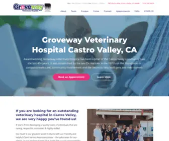 Grovewayvet.com(Groveway Veterinary Hospital) Screenshot