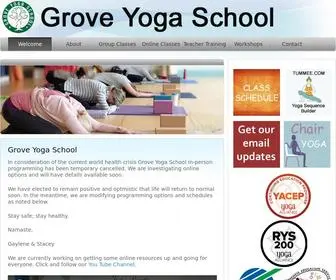 Groveyogaschool.ca(Grove Yoga School) Screenshot