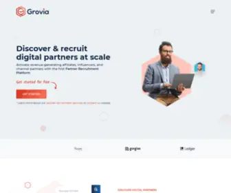 Grovia.io(Partner Recruitment at Scale) Screenshot