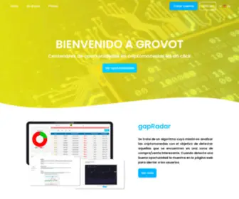 Grovot.com(Oportunidades criptos en un click) Screenshot