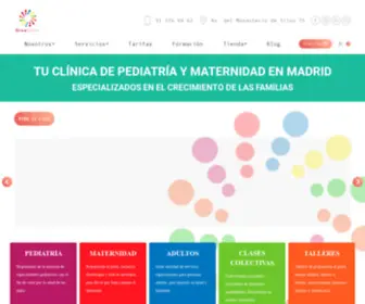 Grow-Clinic.com(Pediatría y Preparación al parto en Montecarmelo (Madrid)) Screenshot