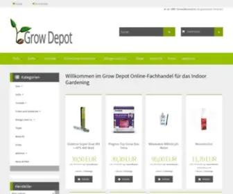 Grow-Depot.de(Bei uns im Grow Depot findest du alles fürs Indoor Growen) Screenshot