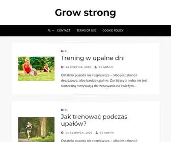 Grow-Strong-24-7.co.pl(Grow strong) Screenshot