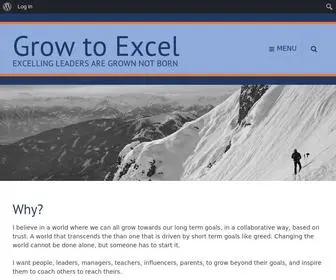 Grow2Excel.com(Grow to Excel) Screenshot