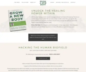 Growanewbody.com(Grow a new body) Screenshot
