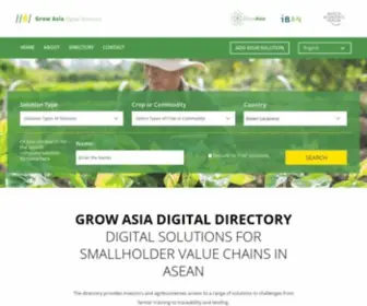 Growasiadirectory.org(Grow Asia Digital Directory) Screenshot