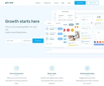 Growave.io(All-in-one marketing platform for Shopify brands) Screenshot