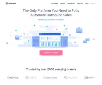 Growbots.com(An Outbound Sales Platform to Get New Customers Faster) Screenshot