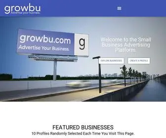 Growbu.com(The small business advertising platform) Screenshot