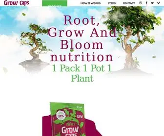 Growcaps.net(Capsuled Polymered Plant Nutrition) Screenshot