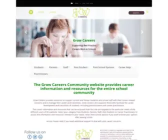 Growcareers.com.au(The Grow Careers community website) Screenshot