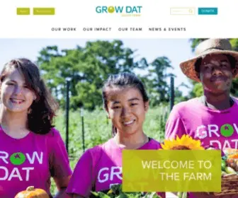 Growdatyouthfarm.org(Grow Dat) Screenshot