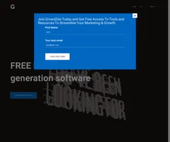 Growdzen.com(Home > GrowdZen) Screenshot