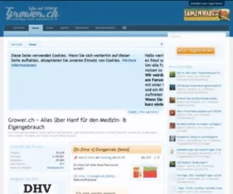 Grower.ch(Alles über Hanf für den Eigengebrauch) Screenshot