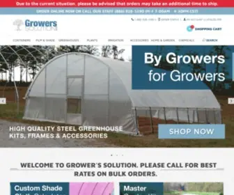 Growerssolution.com(Growers Solution Official Site) Screenshot