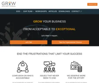 Growexceptional.com(EOS Implementer) Screenshot