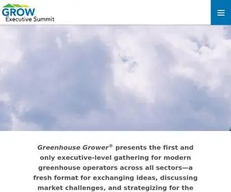 Growexecutivesummit.com(Greenhouse Grower GROW) Screenshot