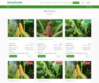 Growforme.com(Grow For Me) Screenshot