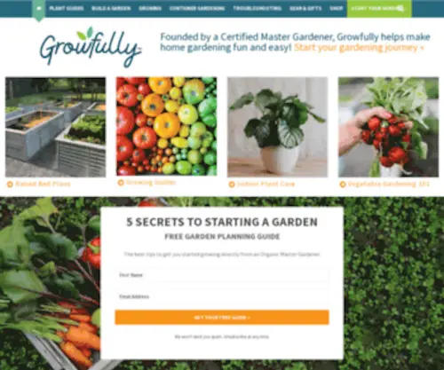 Growfully.com(Organic gardening) Screenshot