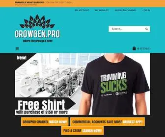 Growgen.pro(Discount Hydroponic Commercial Grow Supplies) Screenshot