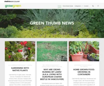 Growgreenguideblog.ca(Practical, simple advice from the experts) Screenshot