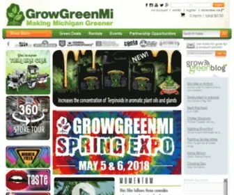 Growgreenmi.com(Grow Green Michigan) Screenshot