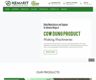 Growgreennaturally.com(Nemarit Engineering Pvt) Screenshot