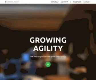 Growing-Agility.com(Growing Agility) Screenshot