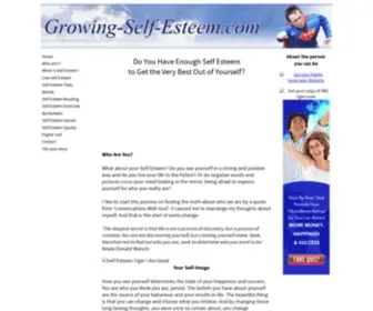 Growing-Self-Esteem.com(Your Self Esteem) Screenshot