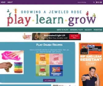 Growingajeweledrose.com(Fun and educational kids activities) Screenshot